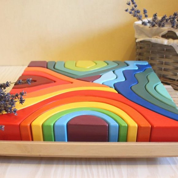 Other - Waldorf toy four-element puzzle
